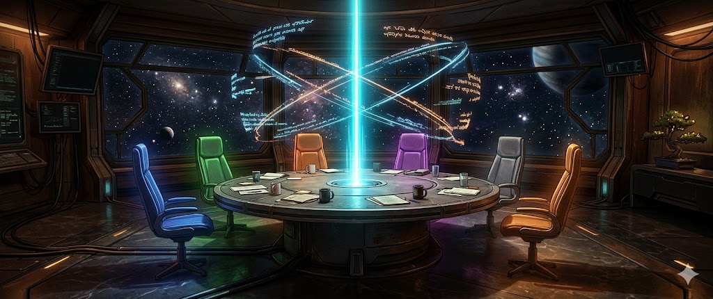 Quantum conference room